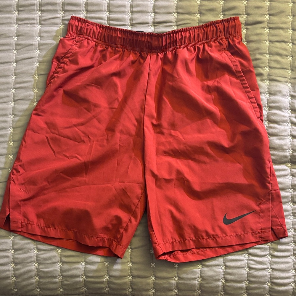 Nike Red Training Shorts